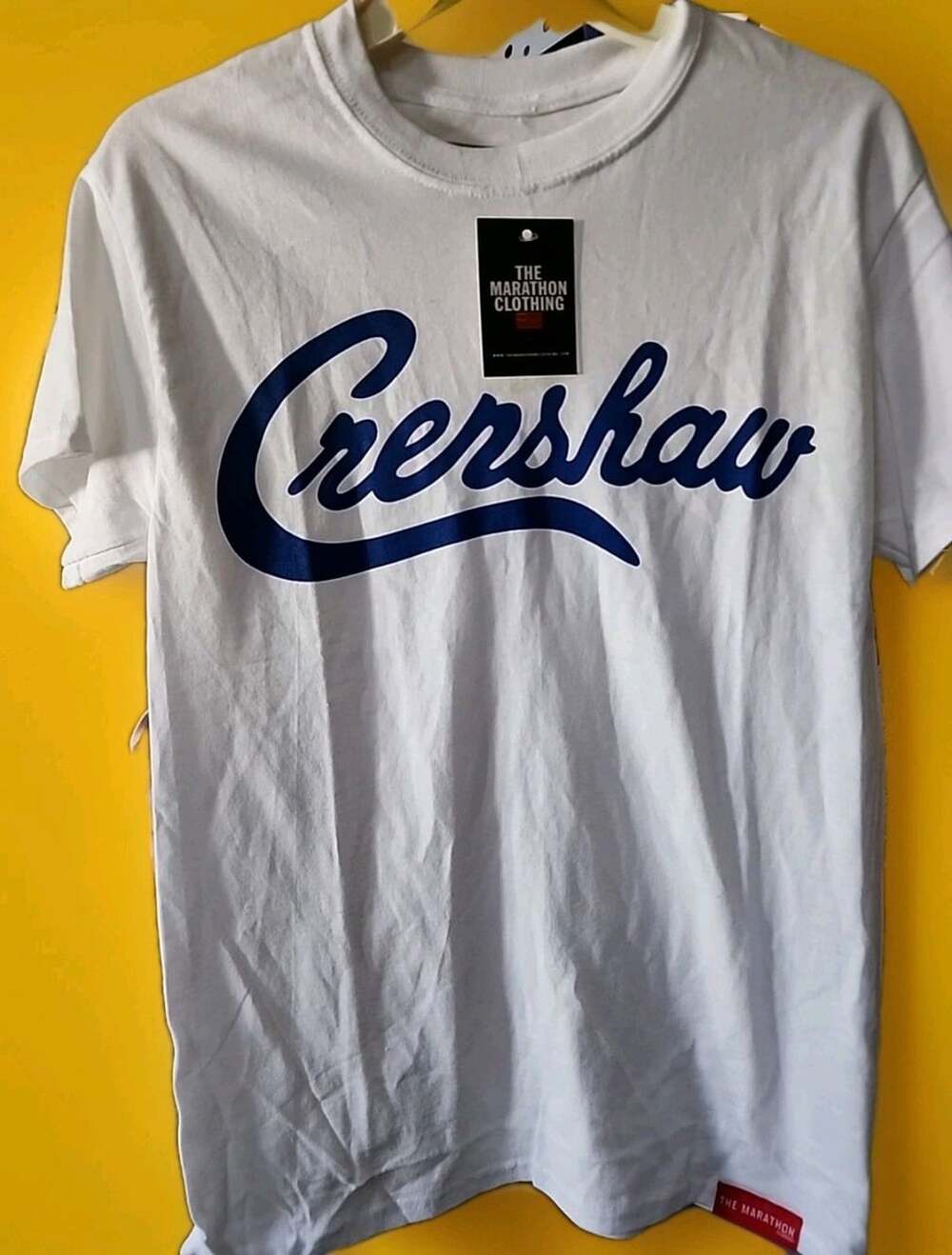 The Marathon Clothing “Crenshaw” Nippy Hussle Small T-shirt NWT A109 Excellent